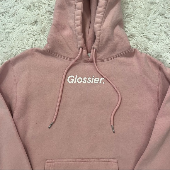 Glossier pink hoodie - Picture 2 of 4